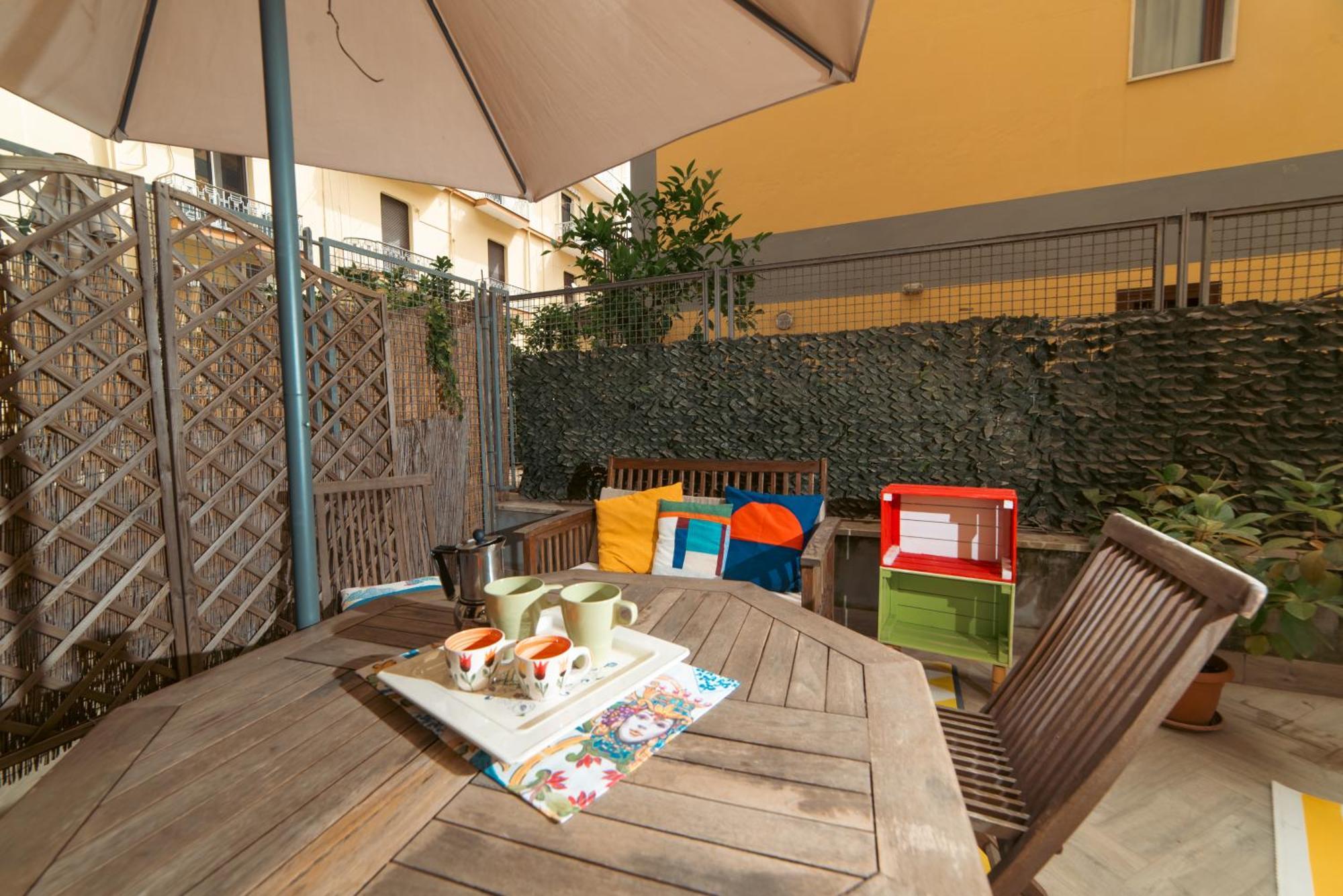 Portarotese Apartment With Terrace Salerno Kültér fotó
