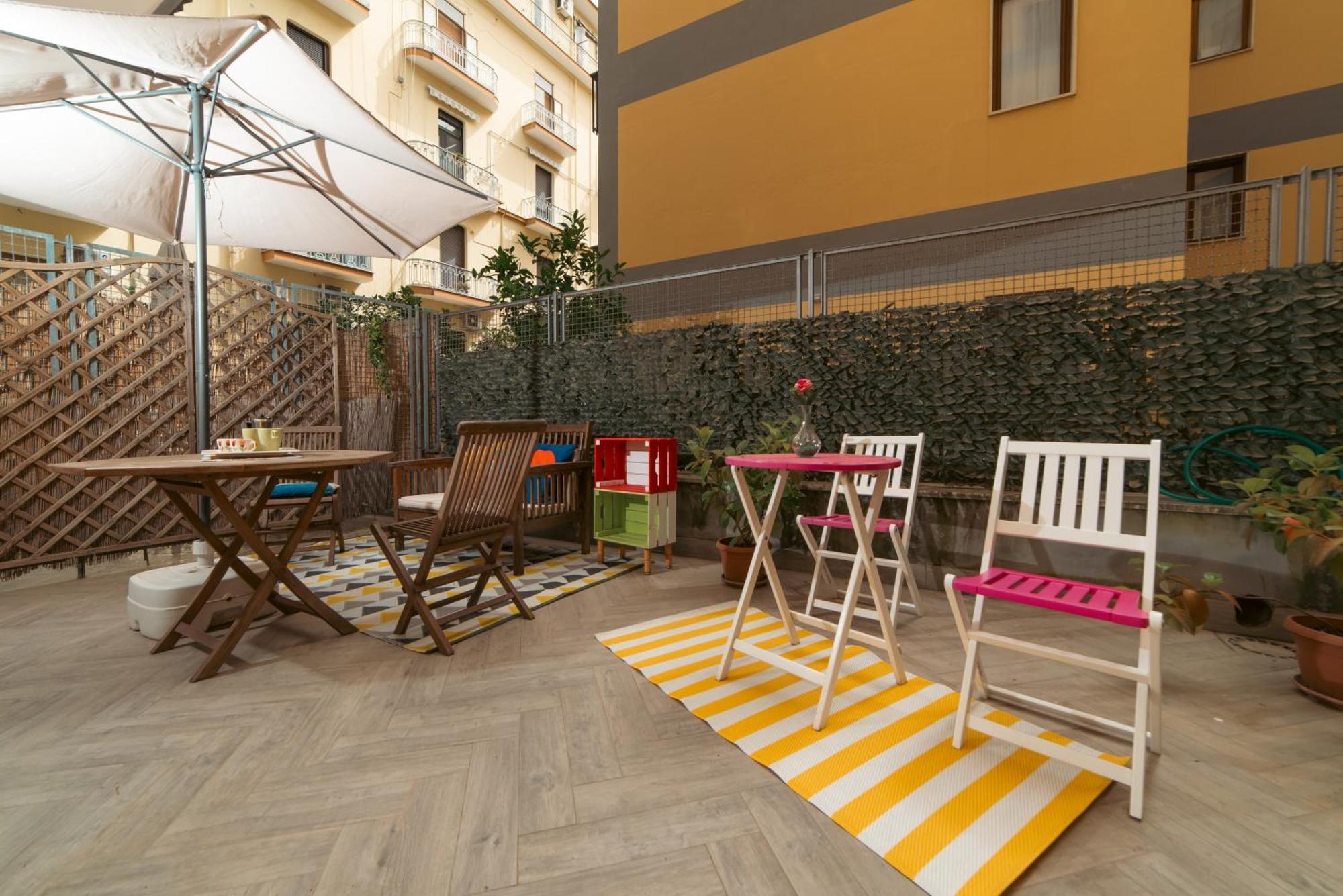 Portarotese Apartment With Terrace Salerno Kültér fotó